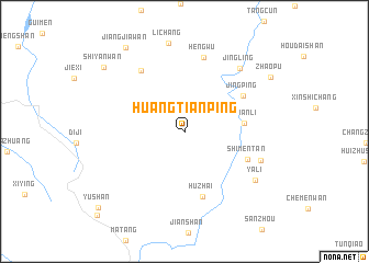 map of Huangtianping