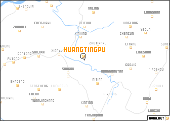 map of Huangtingpu