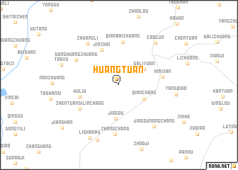 map of Huangtuan