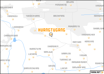 map of Huangtugang