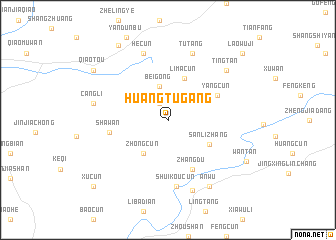 map of Huangtugang