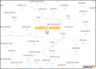 map of Huangtukeng