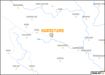 map of Huangtupo