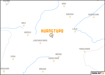 map of Huangtupo