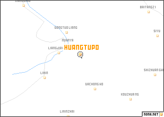 map of Huangtupo