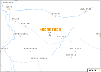 map of Huangtupo