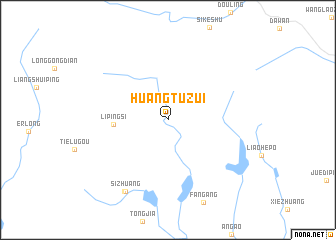 map of Huangtuzui