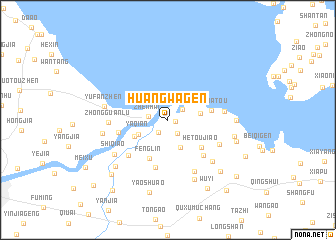 map of Huangwagen