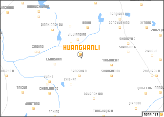 map of Huangwanli