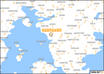 map of Huangwan