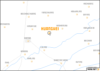 map of Huangwei