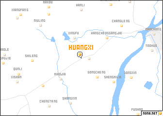 map of Huangxi