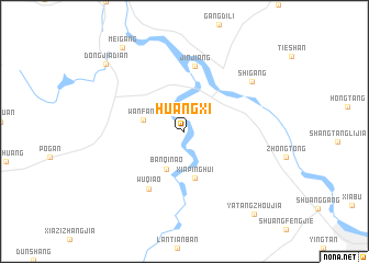 map of Huangxi