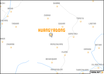 map of Huangyadong