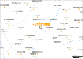 map of Huangyang