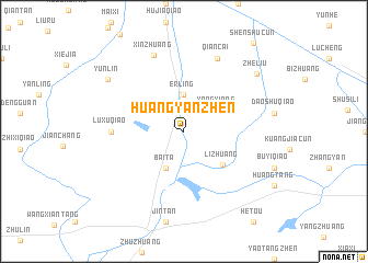 map of Huangyanzhen