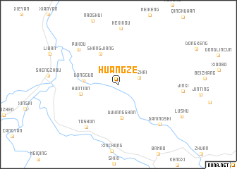 map of Huangze