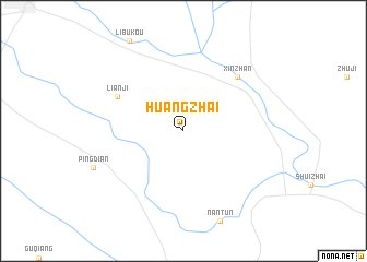 map of Huangzhai