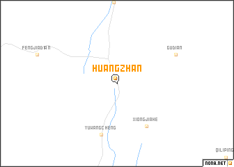 map of Huangzhan