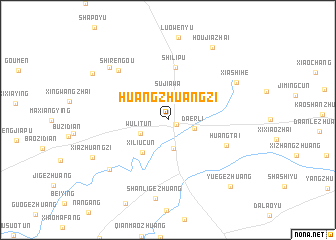 map of Huangzhuangzi