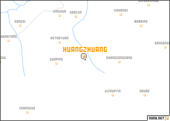 map of Huangzhuang