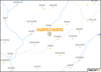 map of Huangzhuang