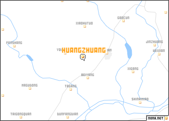 map of Huangzhuang