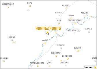 map of Huangzhuang