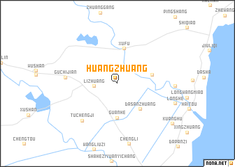 map of Huangzhuang