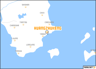 map of Huangzhukeng