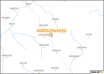 map of Huangzhukeng