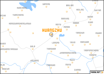 map of Huangzhu