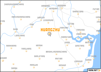 map of Huangzhu