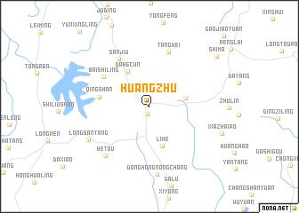map of Huangzhu