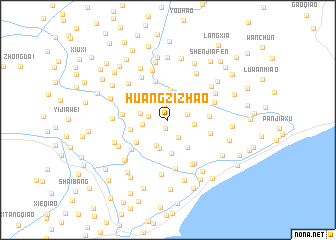 map of Huangzizhao