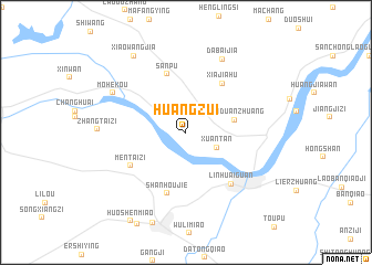 map of Huangzui