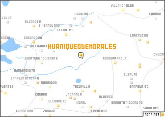 map of Huaniqueo de Morales