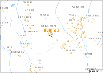 map of Huanjo