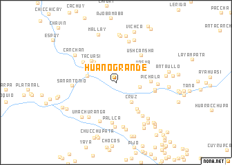 map of Huano Grande