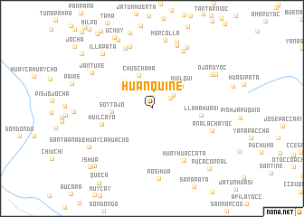 map of Huanquine