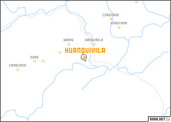 map of Huanquivila