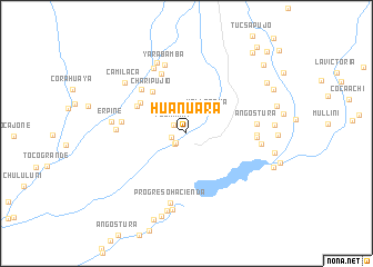 map of Huanuara