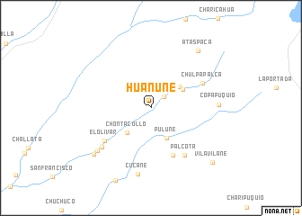 map of Huanune