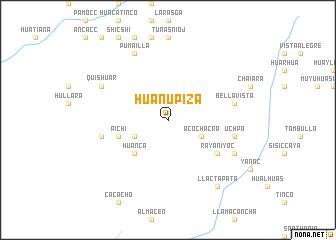 map of Huanupiza