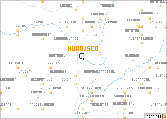 map of Huanusco