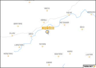 map of Huanxi