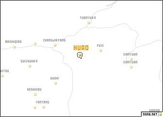 map of Hu\