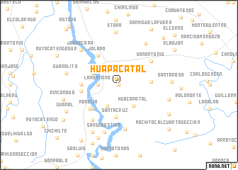 map of Huapacatal