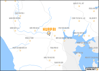 map of Huapai