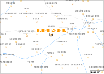 map of Huapanzhuang